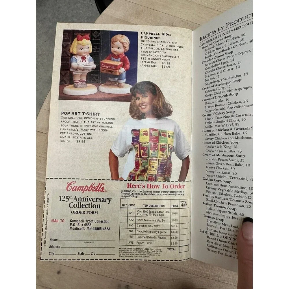 Campbell's Soup 2 Hardcover Cook Book Lot x 3 circa 70s and 80s +125th Edition